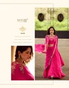 Gauhar By Sayuri Gerogette Embridery Indo Western Lehenga